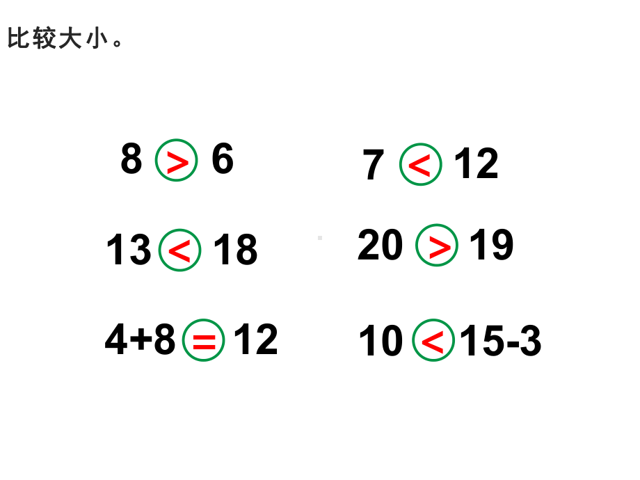 一年级下册数学课件-1.3 数的顺序 大小比较（20）-西师大版.ppt_第2页