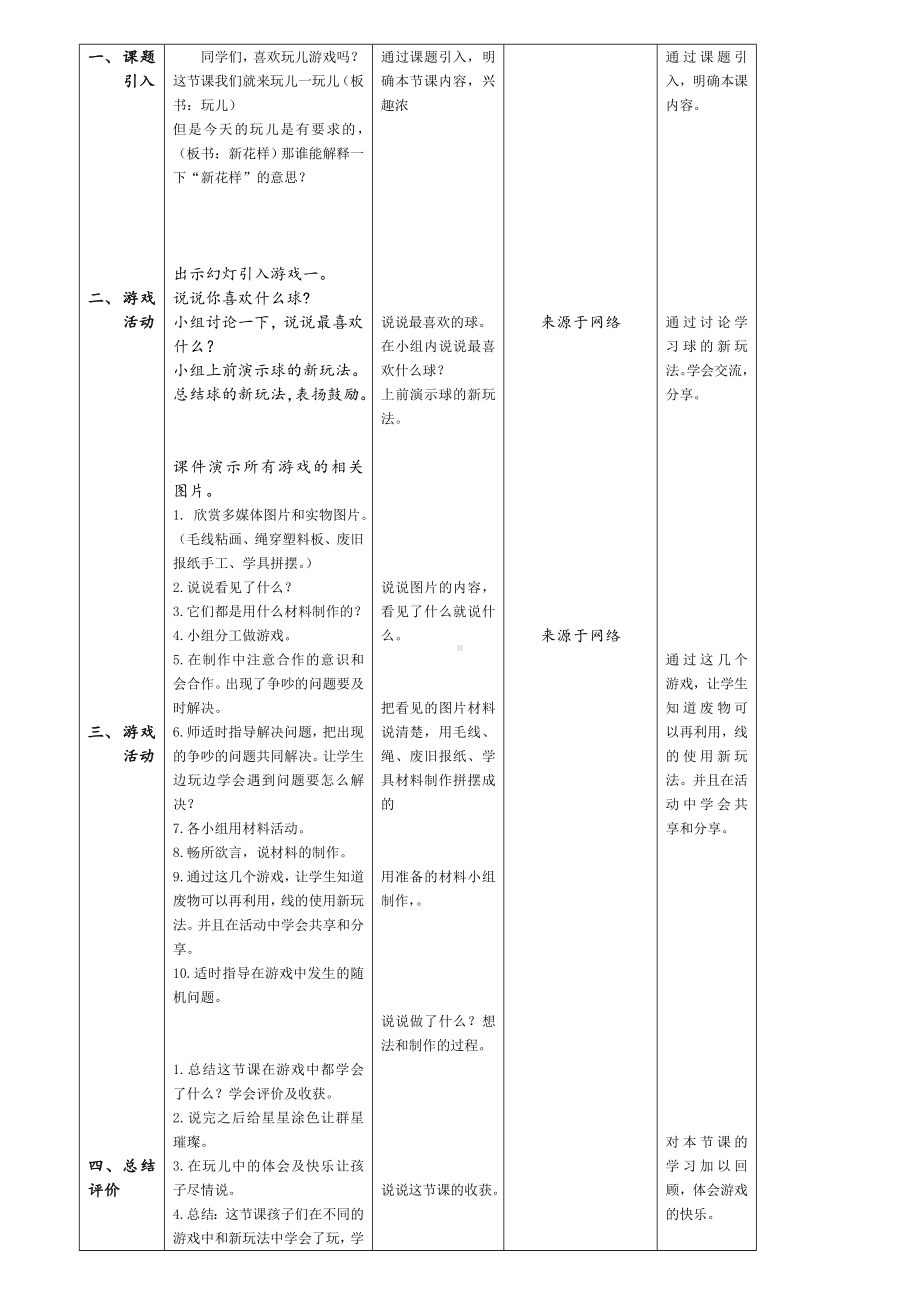 一年级下册心理健康教案-第五课 玩出新花样｜辽大版.doc_第3页