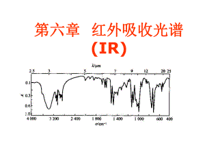 红外吸收光谱学习培训模板课件.ppt