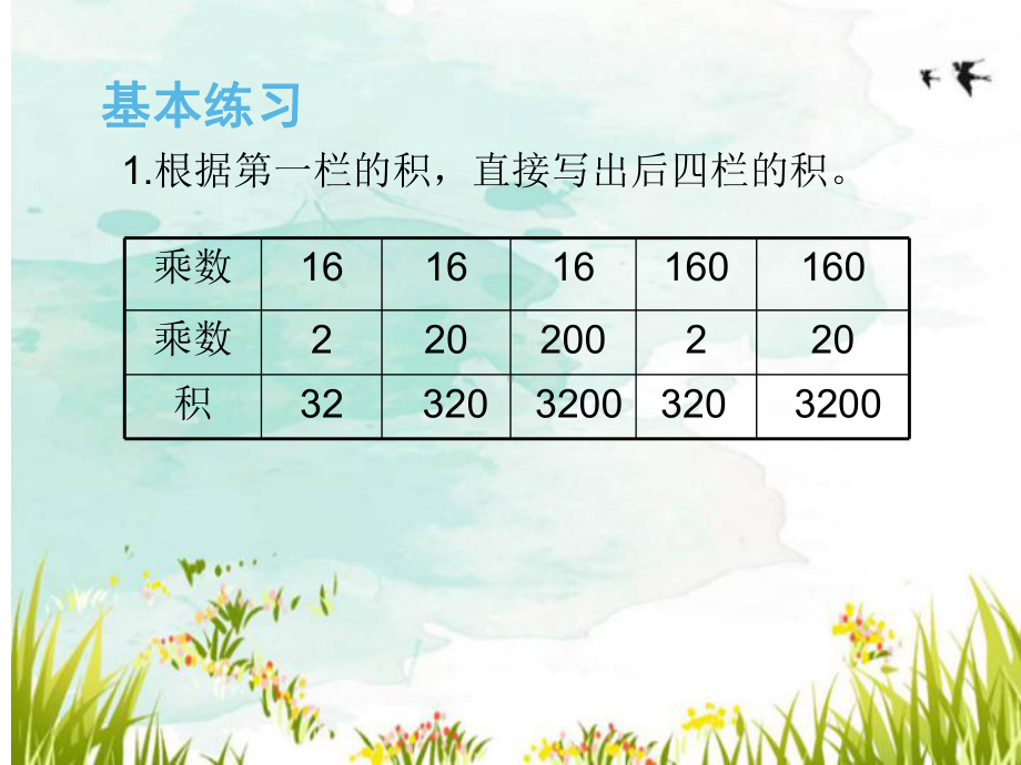 四年级数学下册课件-3三位数乘两位数练习六 -苏教版（共11张PPT）.ppt_第3页