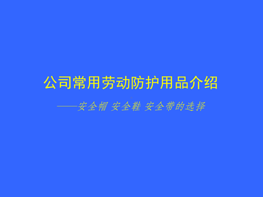 个人劳动防护用品的使用和维护安全培训学习培训模板课件.ppt_第2页