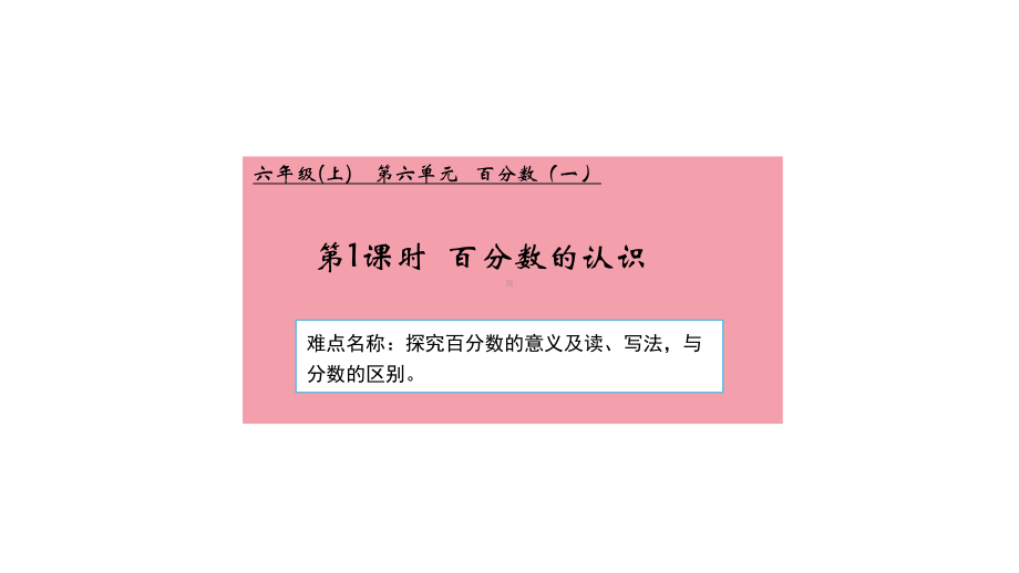 六年级数学上册课件-6. 百分数的认识15-人教版.pptx_第1页