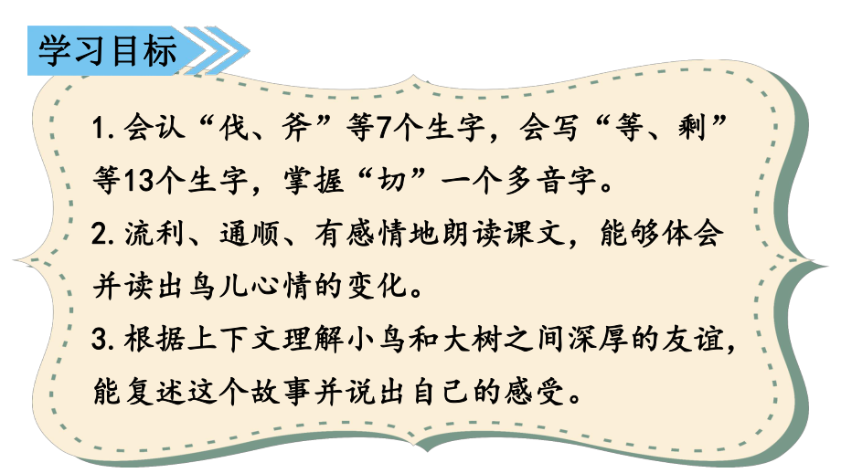 小学统编版三年级语文上册精品课件第三单元8课堂教学课件去年的树.ppt_第3页