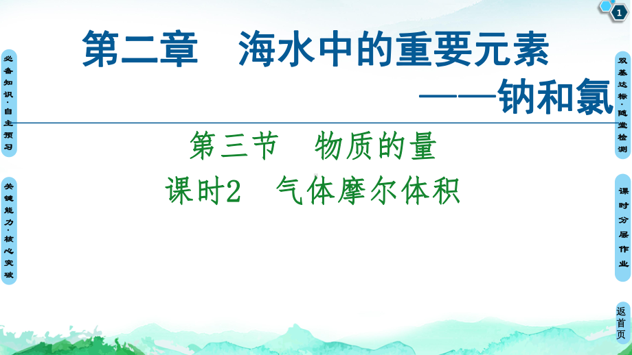 气体摩尔体积（新教材）人教版高中化学必修教学课件.ppt_第1页