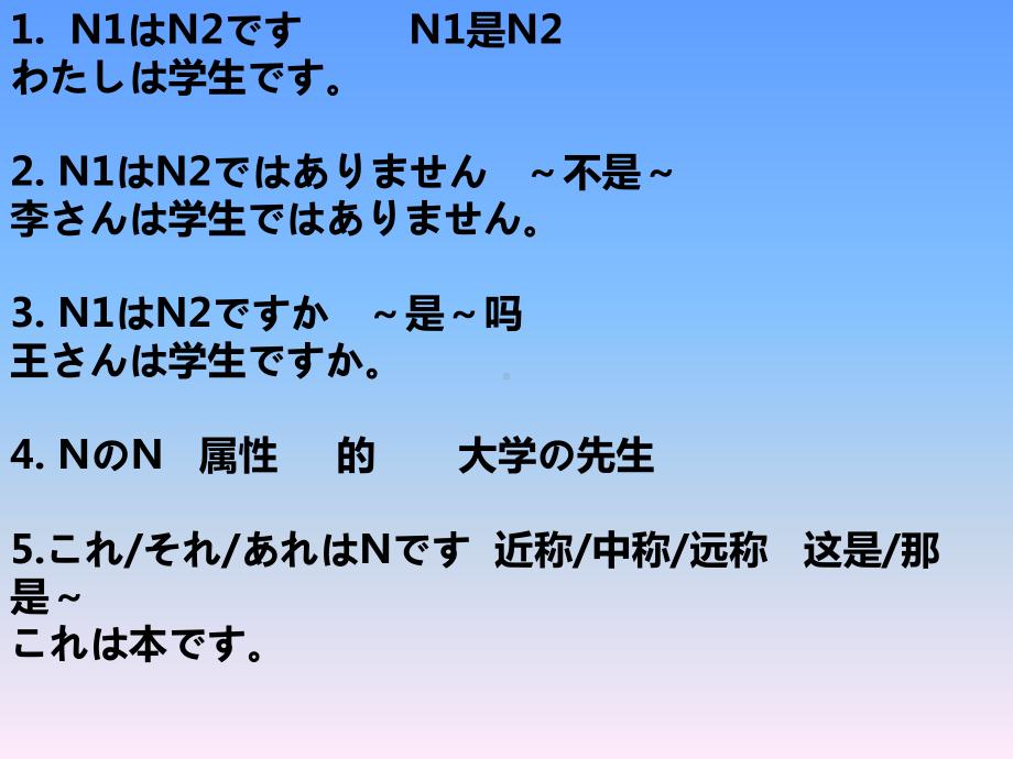 2023届高考日语复习-新版标准日本语初级上册语法复习.pptx_第1页