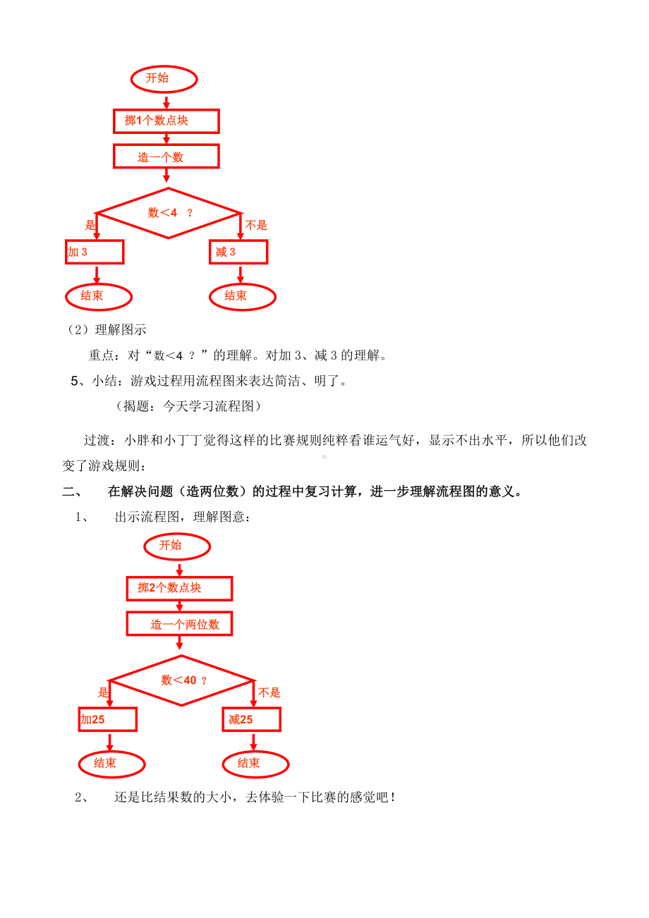 二年级下册数学教案-7.7数学广场-流程图▏沪教版(2).doc_第2页