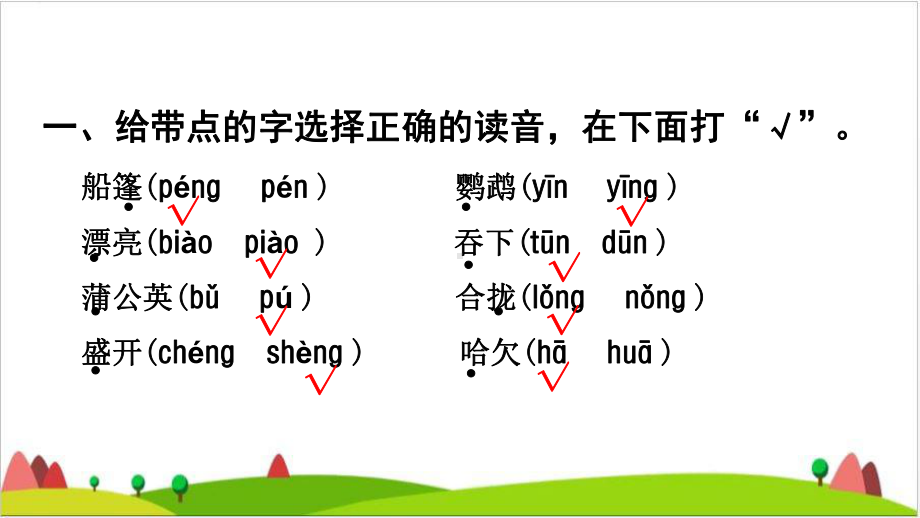 (统编教材)三年级语文上：第五单元复习课件.ppt_第2页