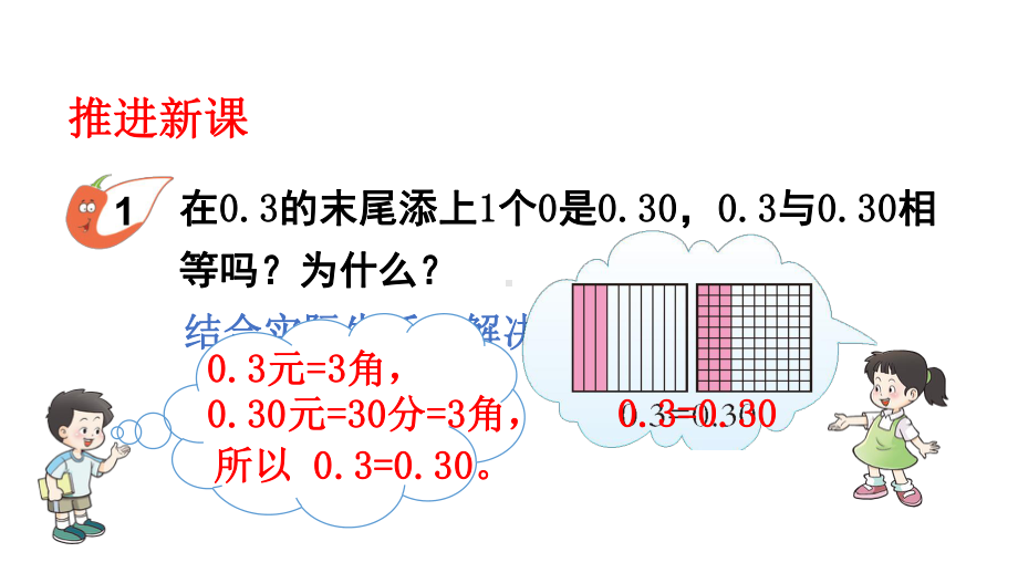 最新西师大版四年级数学下册第5单元 2小数的性质课件.ppt_第3页