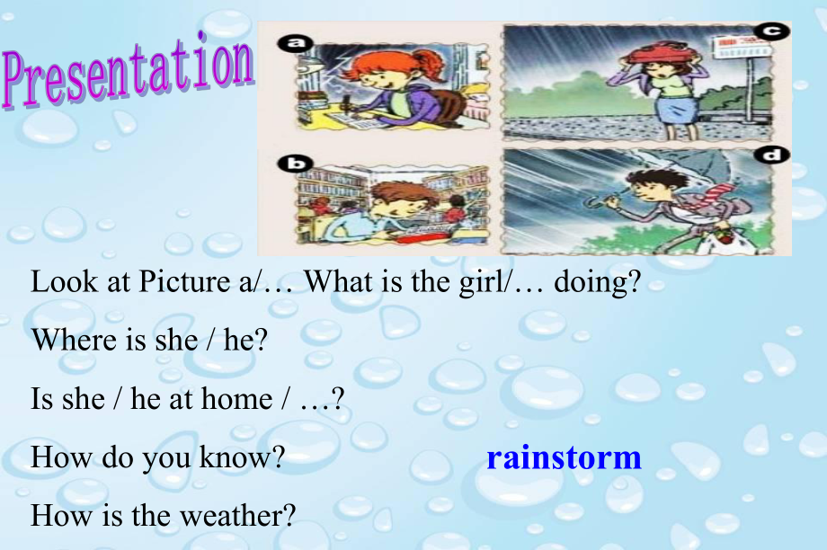 最新人教版八年级英语下册 Unit 5 What were you doing when the rainstorm came(Section A1)课件.ppt（纯ppt,不包含音视频素材）_第2页