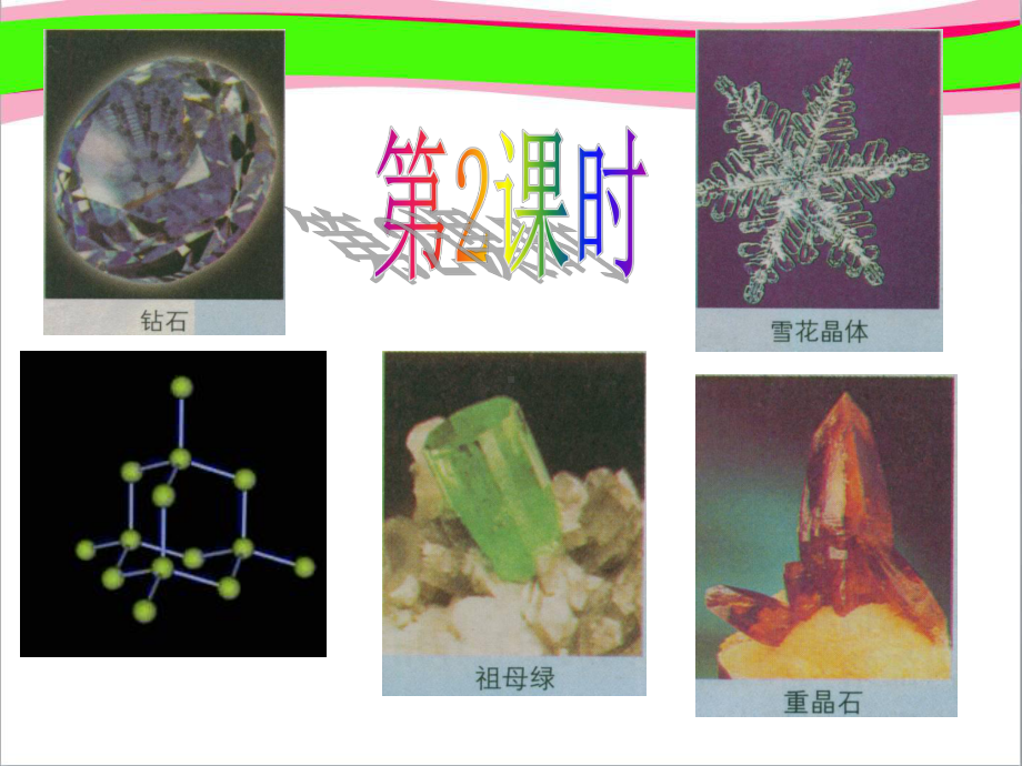 最新高中化学 312 认识晶体(第2课时) 省优获奖课件 鲁科版选修3.ppt_第2页