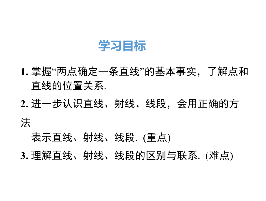 最新人教版七年级数学上册课件 42 第1课时 直线、射线、线段.ppt_第2页