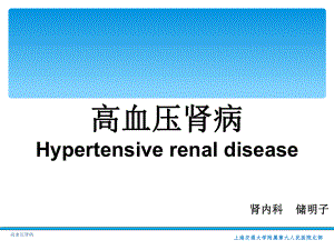 最新高血压肾病课件.ppt