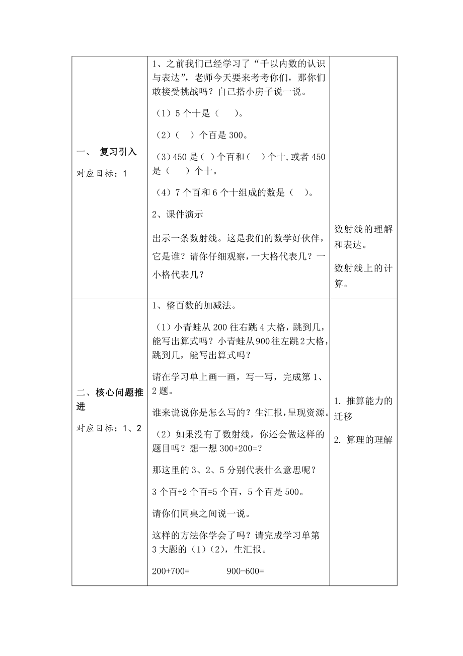 二年级下册数学教案-4.1整百数 整十数的加减法▏沪教版(1).docx_第2页