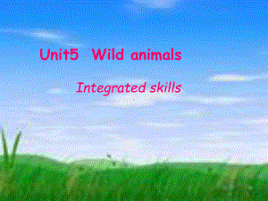 牛津英语 8A Unit5Integrated skills课件.ppt（纯ppt,不包含音视频素材）