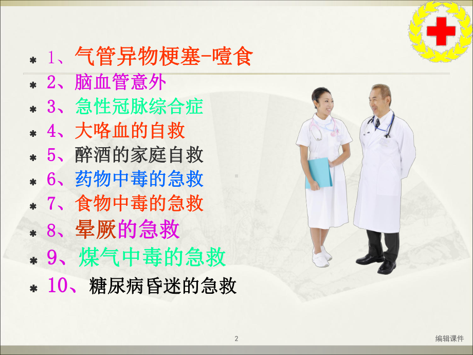 现场应急救护知识讲座(老年人)课件.ppt_第2页