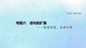 浙江省2020版高考语文总复习专题六语句的扩展课件.pptx