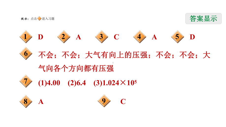 浙教版科学八年级上册期末复习231 大气压的存在、大气压的大小课件.ppt_第2页