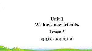 人教精通版五年级上学期Lesson5教学课件.pptx(纯ppt,无音视频)