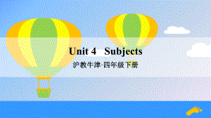 牛津版英语四年级下册unit 4课件.ppt（纯ppt,不包含音视频素材）