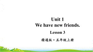 人教精通版五年级上学期Lesson3教学课件.pptx(纯ppt,无音视频)