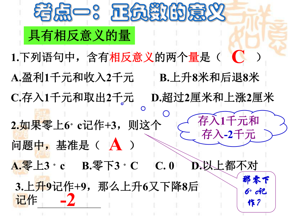 湘教版七年级上册数学第1章有理数复习课件.ppt_第2页