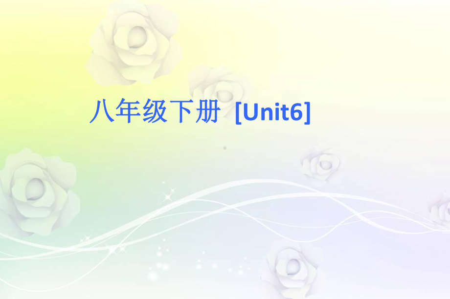 江苏省某中学八年级英语下册 Unit 6 Sunshine for all Revision课件.ppt（纯ppt,不包含音视频素材）_第1页