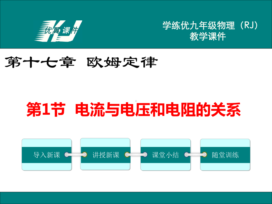 电流与电压和电阻的关系 公开课一等奖课件.ppt_第1页