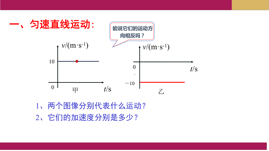 物理必修一：22匀变速直线运动的速度与时间的关系课件.pptx_第3页