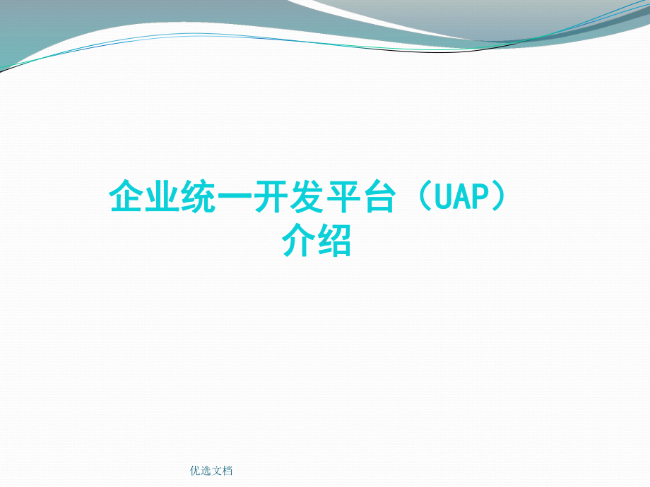 演示企业级统一开发平台解决方案课件.ppt_第1页