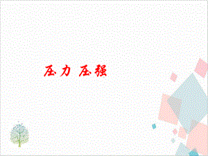 沪教版(上海)物理九年级第一学期压强课件.ppt