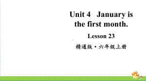 人教精通版英语六年级上册Lesson 23教学课件.pptx(纯ppt,无音视频)