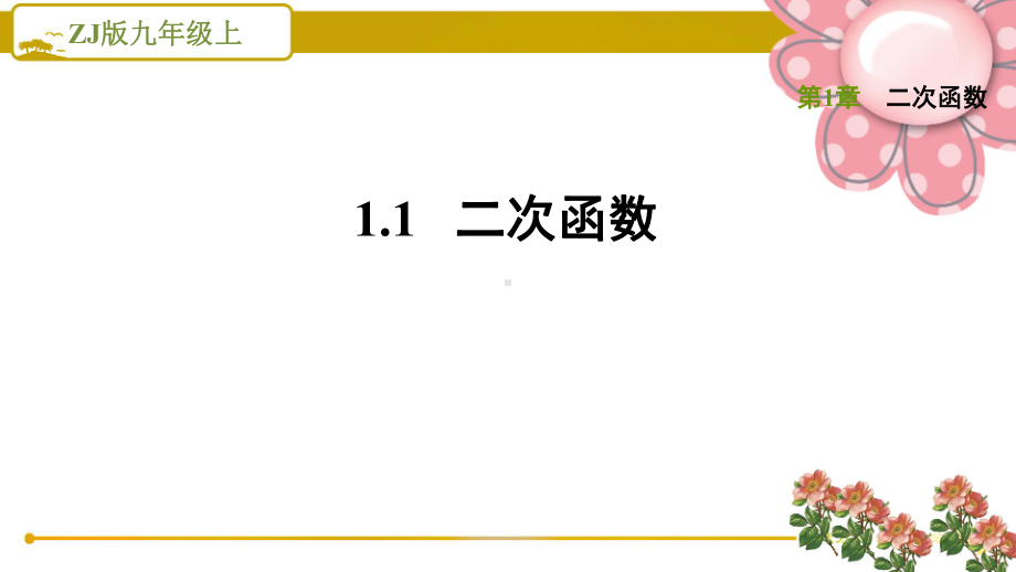 浙教版九上《二次函数》课件.ppt_第1页