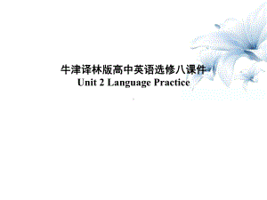 牛津译林版高中英语选修八课件 Unit 2 The universal language Language Practice.pptx（纯ppt,不包含音视频素材）