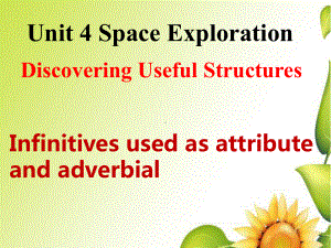 Unit 4 Discovering Useful Structures 讲练（ppt课件） -2022新人教版（2019）《高中英语》必修第三册.pptx