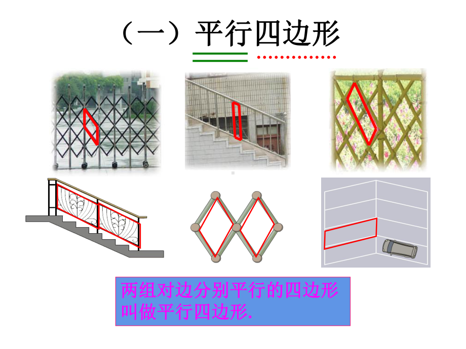 四年级数学上册课件 - 5.2认识平行四边形 - 人教版（共13张PPT）.pptx_第3页