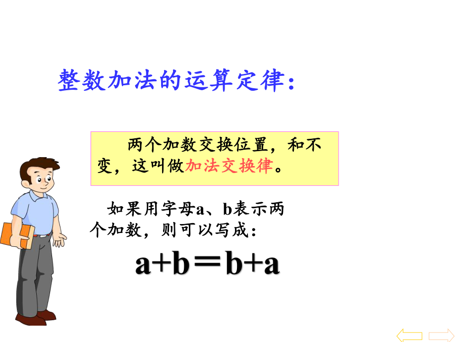 四年级数学下册课件 - 6.3整数加法运算定律推广到小数 - 人教版（共11张PPT）.pptx_第3页