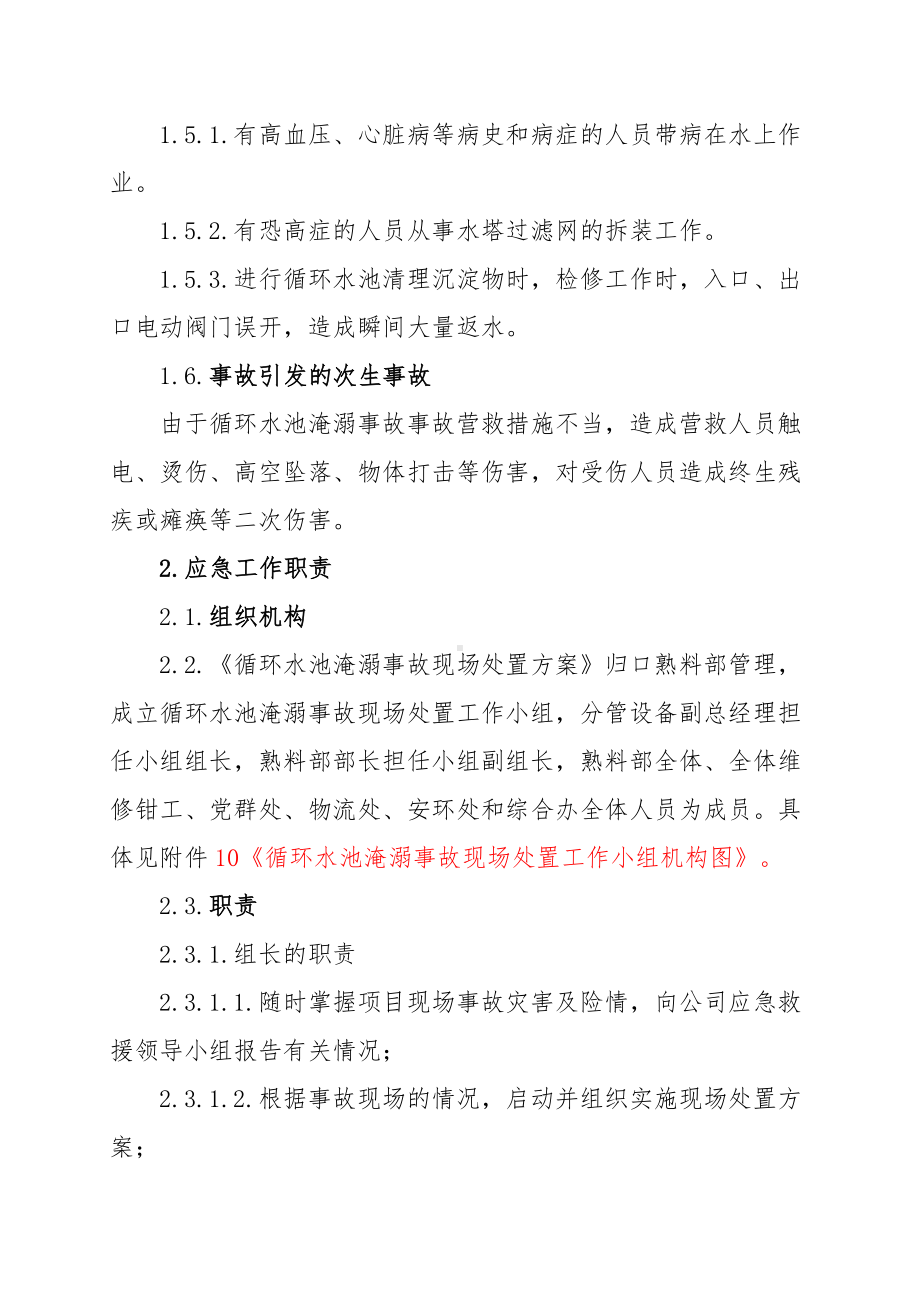 循环水池淹溺事故现场处置方案参考模板范本.doc_第2页