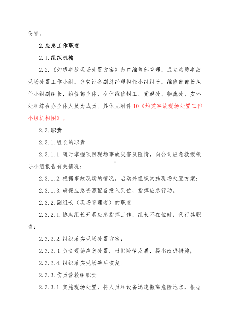 灼烫事故现场处置方案模板范本.doc_第3页