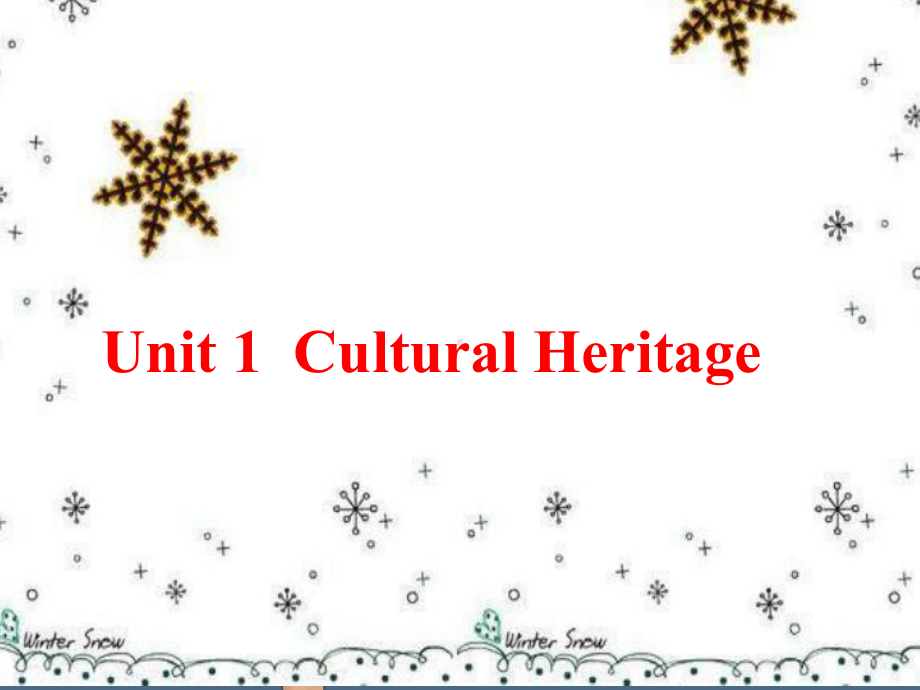 Unit 1Cultural Heritage词汇PPT（ppt课件）-2022新人教版（2019）《高中英语》必修第二册.pptx_第1页