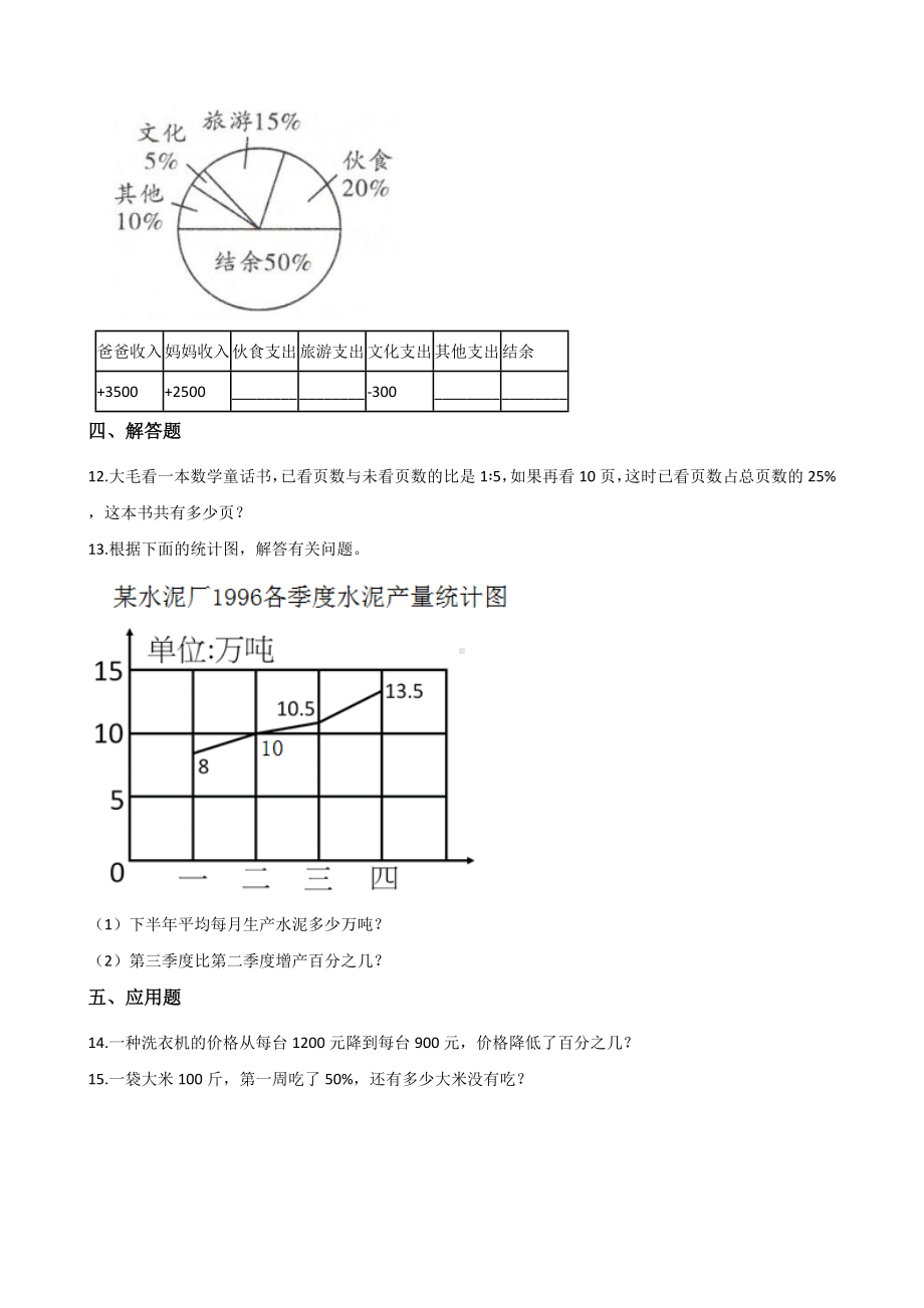 六年级下册数学一课一练 - 3.14旅游中的数学问题 浙教版（含答案）.docx_第2页