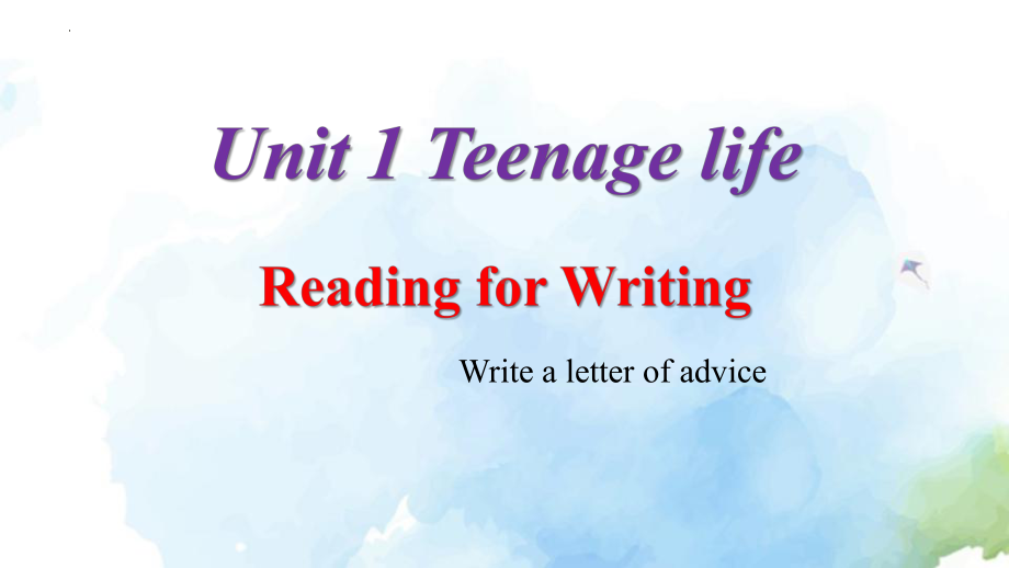 Unit1 Reading for writing（ppt课件） (2)-2022新人教版（2019）《高中英语》必修第一册.pptx_第1页