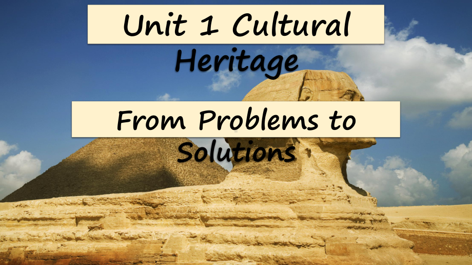 Unit 1 Cultural HeritageReading and Thinking（ppt课件）-2022新人教版（2019）《高中英语》必修第二册.pptx_第1页