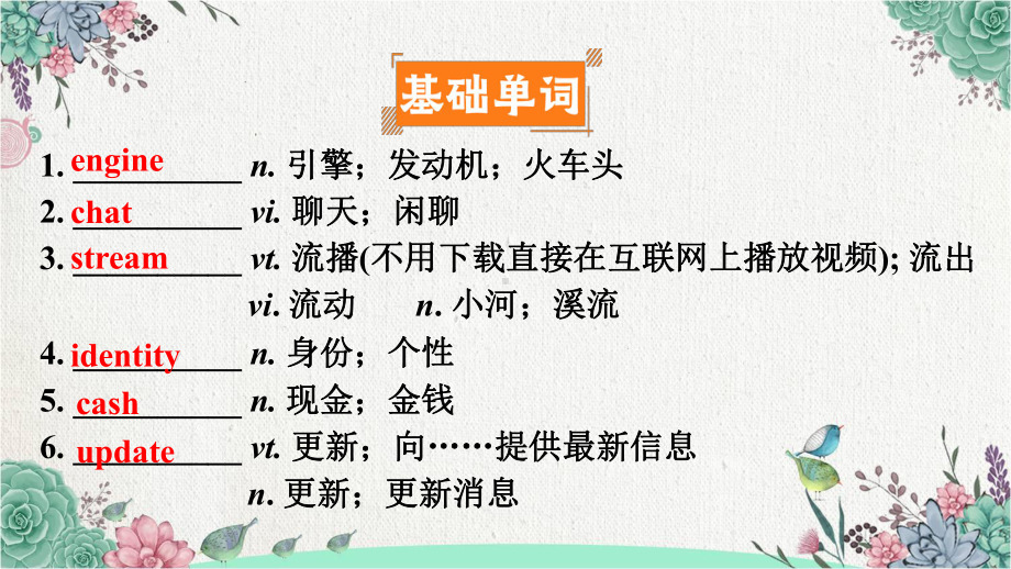 2022新人教版（2019）《高中英语》必修第二册Unit 3 单元词汇短语小测（ppt课件）.pptx_第2页