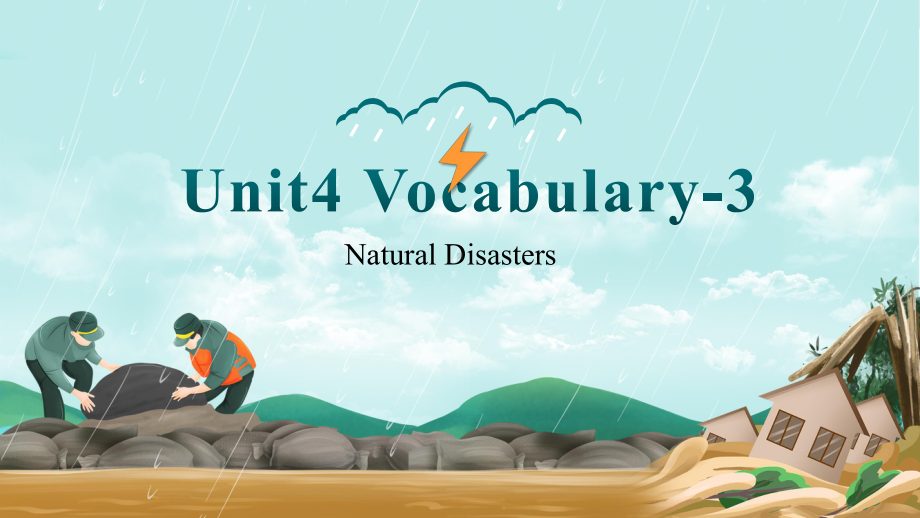 Unit 4 Natural Disasters Vocabulary词汇3（ppt课件）-2022新人教版（2019）《高中英语》必修第一册.pptx_第1页