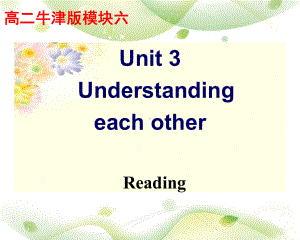 译林牛津版高中英语Module 6 Unit 3reading I cultural differences教学课件.ppt（纯ppt,不包含音视频素材）