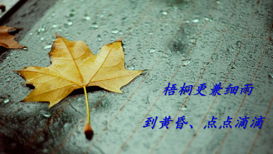 部编人教版三年级语文上册6 秋天的雨课件.pptx_第1页