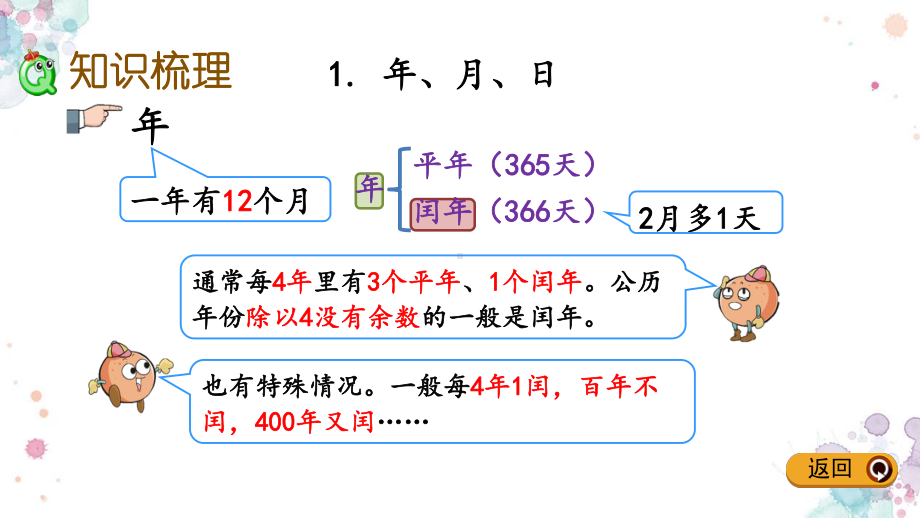 苏教版三年级下册数学：年、月、日和千米、吨复习课件.pptx_第3页