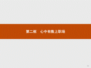 第七课第二框心中有数上职场导学课件 高中政治统编版选择性必修2.pptx