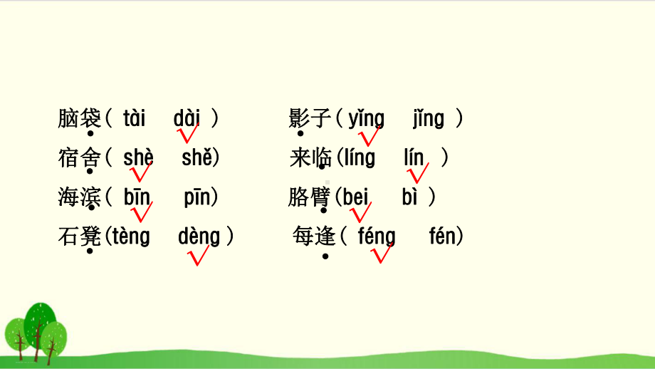 统编版教材部编版三年级语文上册：第六单元复习课件.ppt_第3页