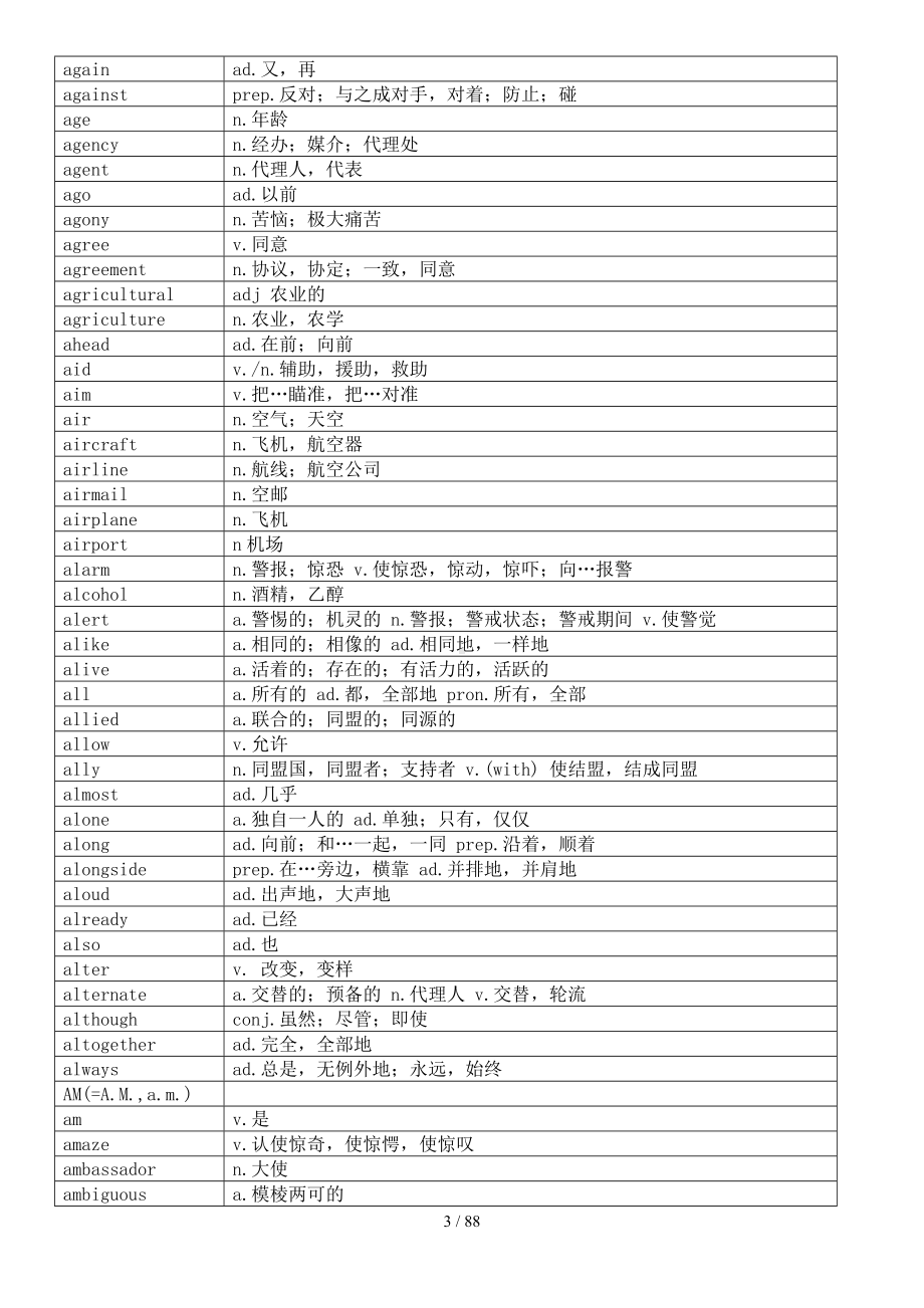 公共英语三级词汇参考模板范本.doc_第3页